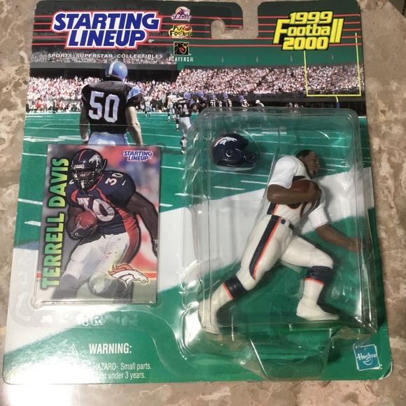 SLU Denver Broncos Terrell Davis Fiqure Helmet/Card (Georgia  Bulldogs) - Picture 2 of 6